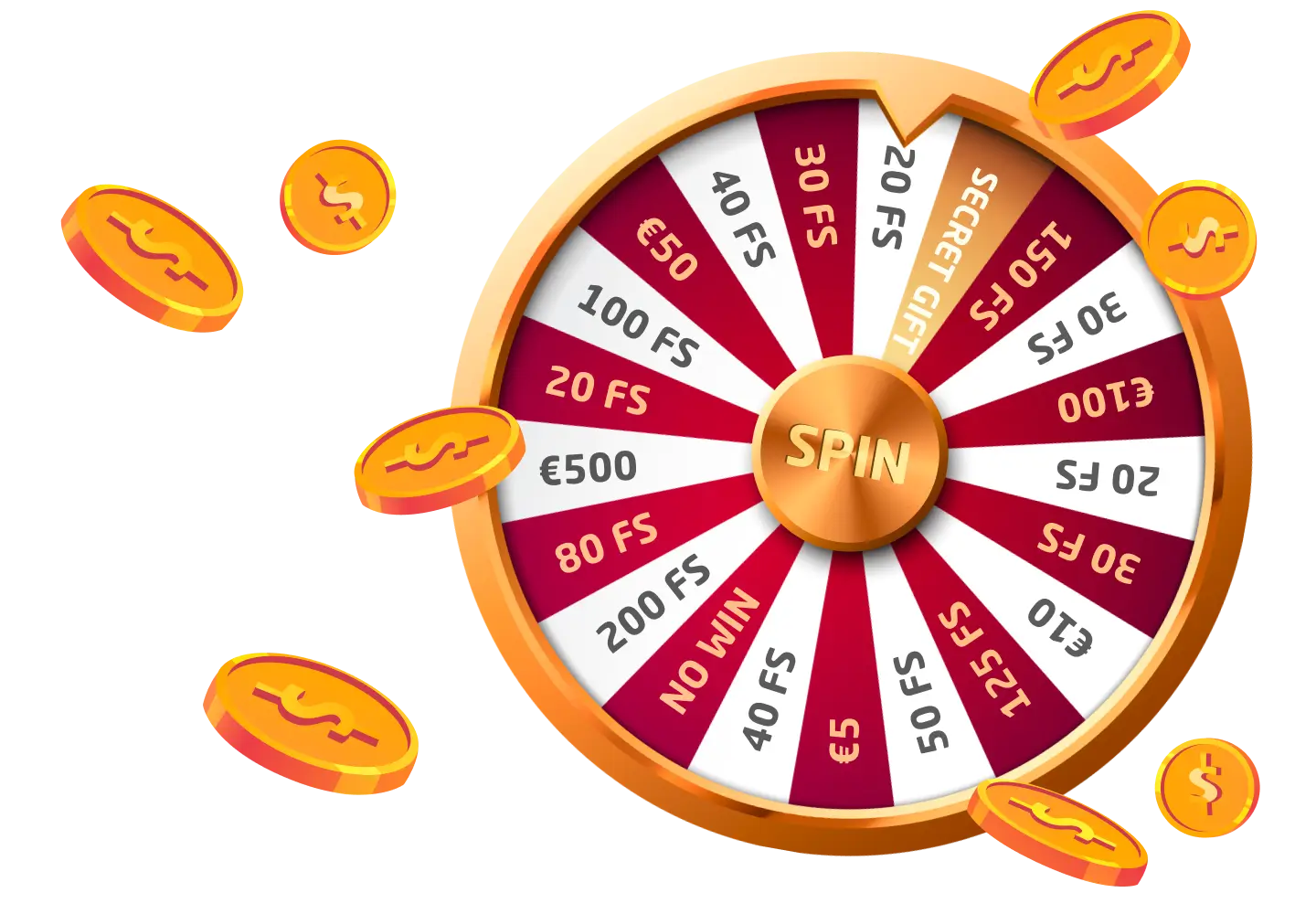 Fortune Wheel banner for Stay Casino showcasing bonus features